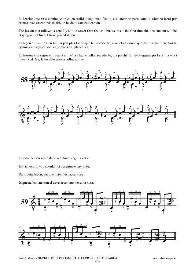descargar las primeras lecciones de guitarra de julio sagreras pdf